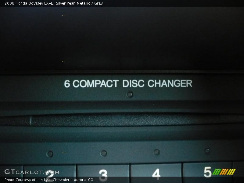 Silver Pearl Metallic / Gray 2008 Honda Odyssey EX-L