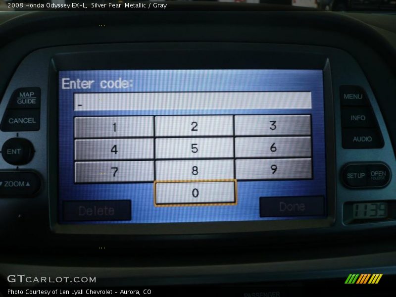 Silver Pearl Metallic / Gray 2008 Honda Odyssey EX-L
