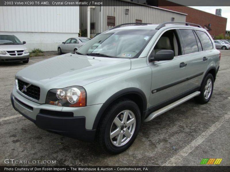 Crystal Green Metallic / Taupe 2003 Volvo XC90 T6 AWD