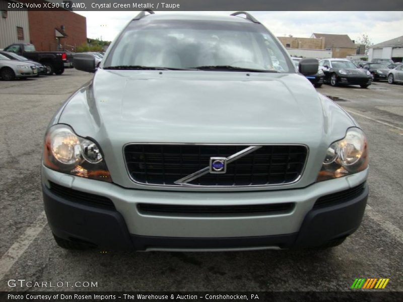 Crystal Green Metallic / Taupe 2003 Volvo XC90 T6 AWD