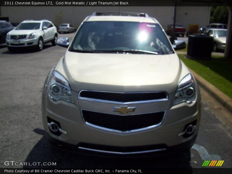 Gold Mist Metallic / Light Titanium/Jet Black 2011 Chevrolet Equinox LTZ