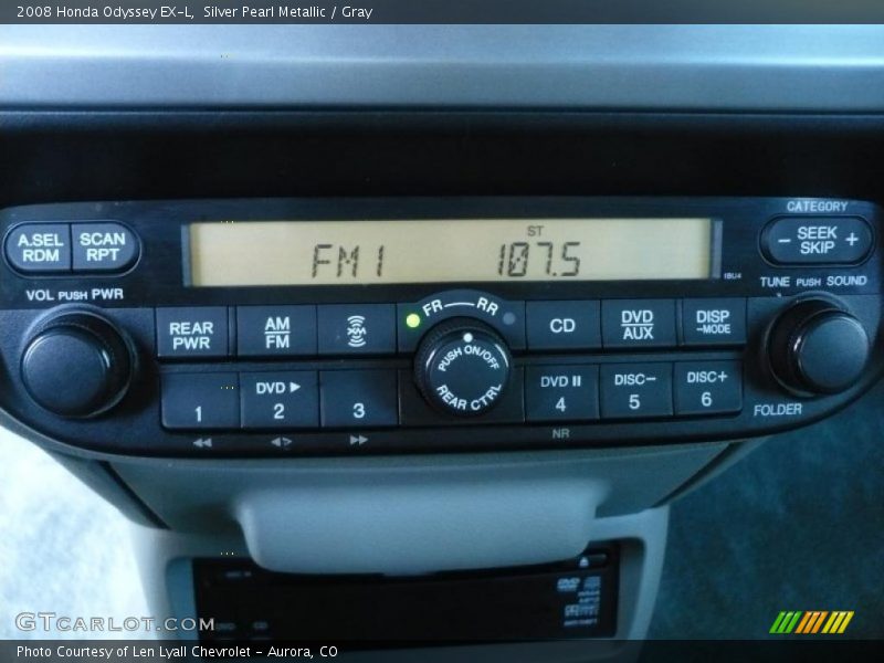 Silver Pearl Metallic / Gray 2008 Honda Odyssey EX-L