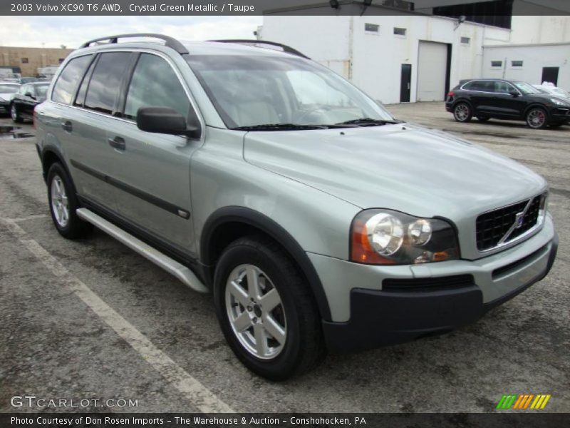 Crystal Green Metallic / Taupe 2003 Volvo XC90 T6 AWD