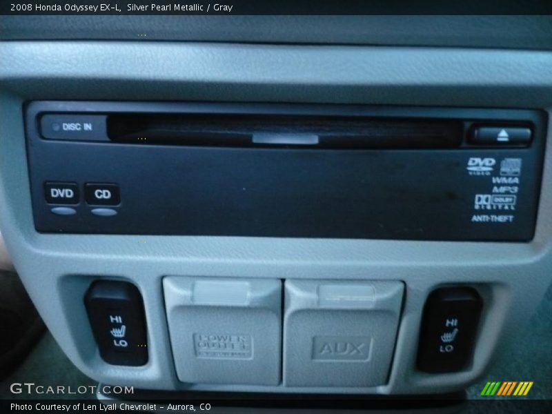 Silver Pearl Metallic / Gray 2008 Honda Odyssey EX-L