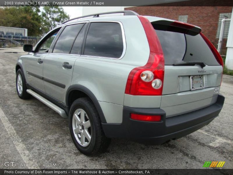 Crystal Green Metallic / Taupe 2003 Volvo XC90 T6 AWD