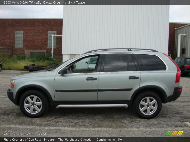 Crystal Green Metallic / Taupe 2003 Volvo XC90 T6 AWD