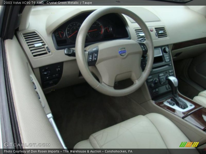 Crystal Green Metallic / Taupe 2003 Volvo XC90 T6 AWD