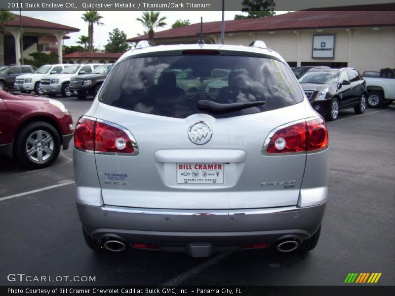 Quicksilver Metallic / Titanium/Dark Titanium 2011 Buick Enclave CXL