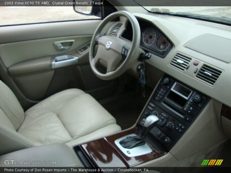Crystal Green Metallic / Taupe 2003 Volvo XC90 T6 AWD