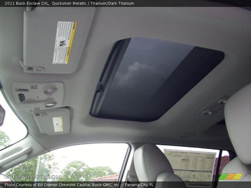 Quicksilver Metallic / Titanium/Dark Titanium 2011 Buick Enclave CXL
