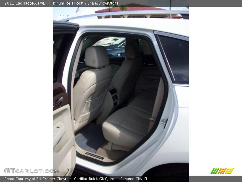 Platinum Ice Tricoat / Shale/Brownstone 2011 Cadillac SRX FWD