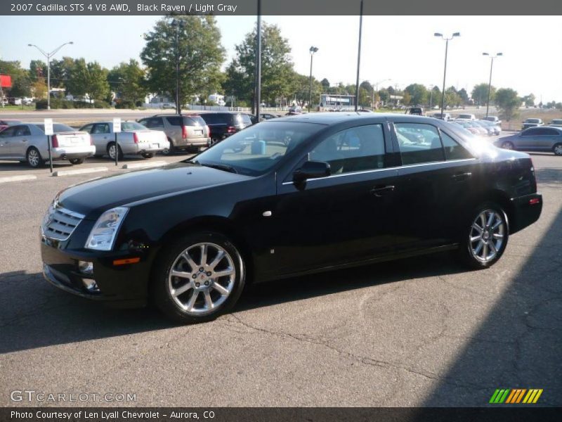 Black Raven / Light Gray 2007 Cadillac STS 4 V8 AWD