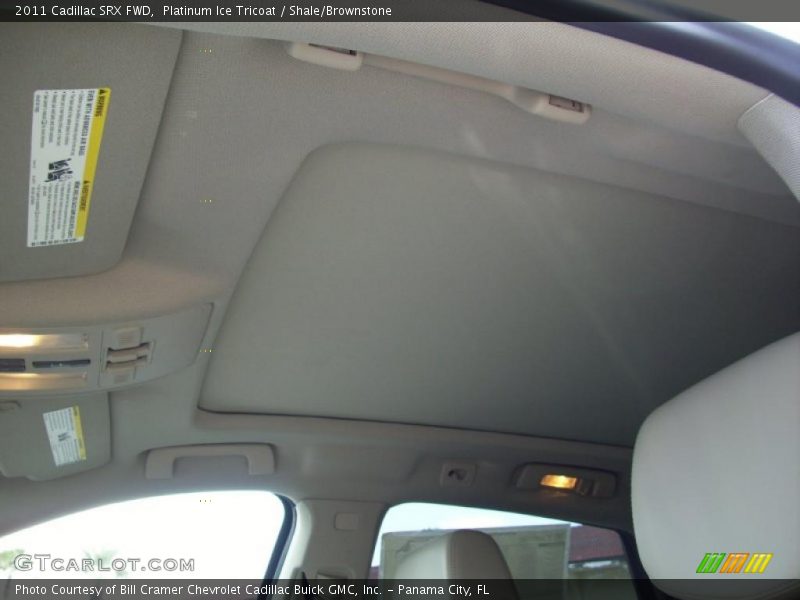 Platinum Ice Tricoat / Shale/Brownstone 2011 Cadillac SRX FWD