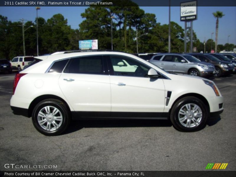 Platinum Ice Tricoat / Ebony/Titanium 2011 Cadillac SRX FWD