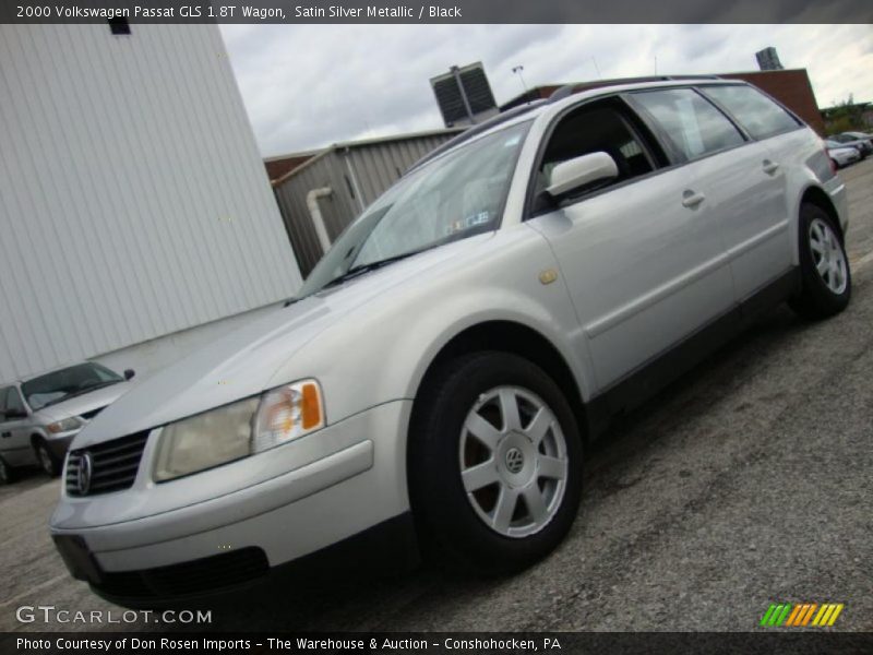 Satin Silver Metallic / Black 2000 Volkswagen Passat GLS 1.8T Wagon