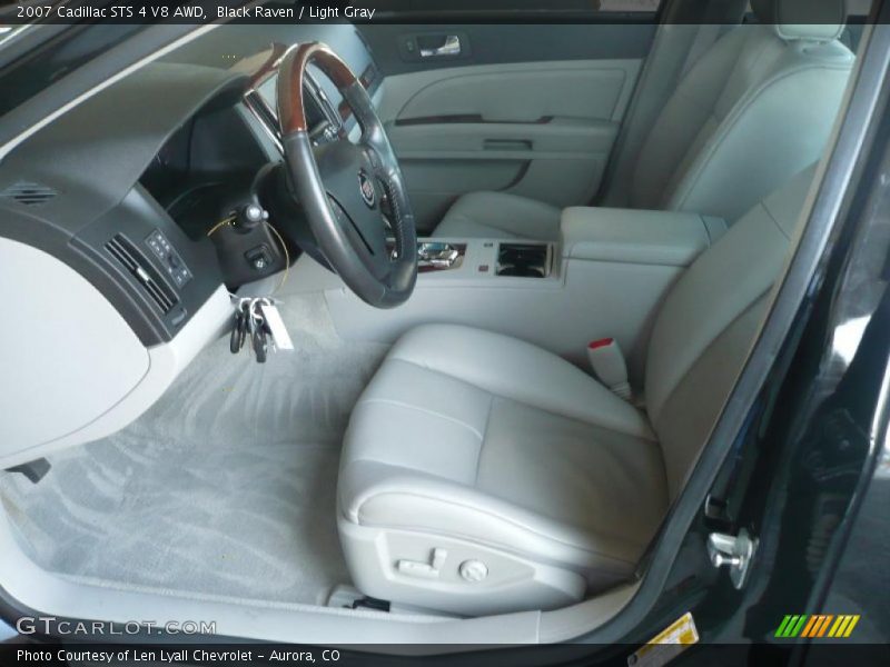 Black Raven / Light Gray 2007 Cadillac STS 4 V8 AWD