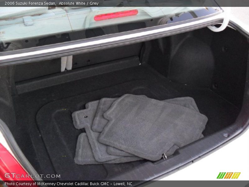 Absolute White / Grey 2006 Suzuki Forenza Sedan