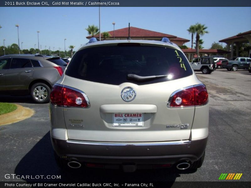 Gold Mist Metallic / Cashmere/Cocoa 2011 Buick Enclave CXL