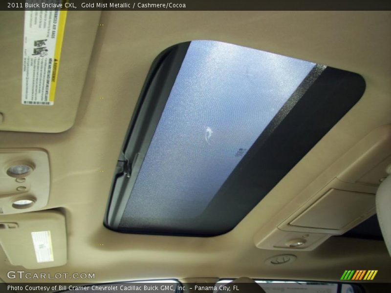 Gold Mist Metallic / Cashmere/Cocoa 2011 Buick Enclave CXL