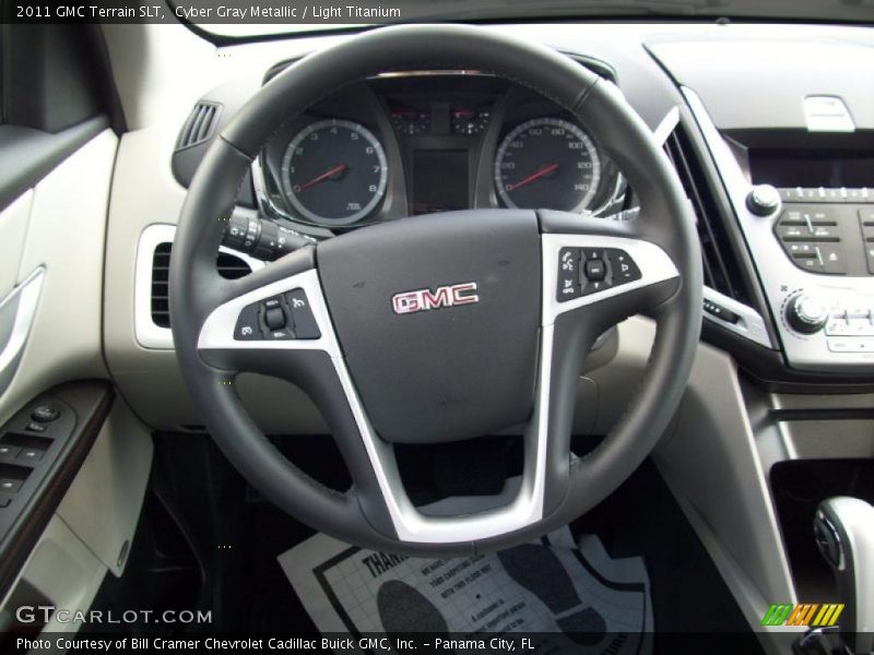 Cyber Gray Metallic / Light Titanium 2011 GMC Terrain SLT
