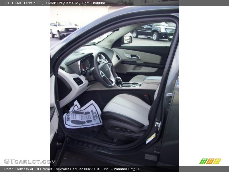 Cyber Gray Metallic / Light Titanium 2011 GMC Terrain SLT