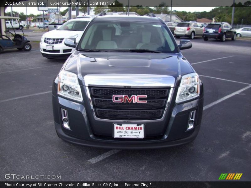 Cyber Gray Metallic / Light Titanium 2011 GMC Terrain SLT