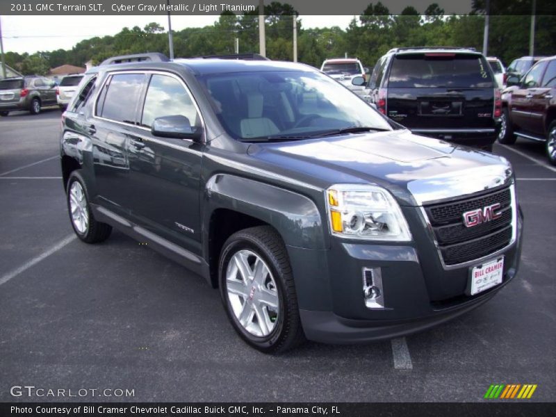 Cyber Gray Metallic / Light Titanium 2011 GMC Terrain SLT