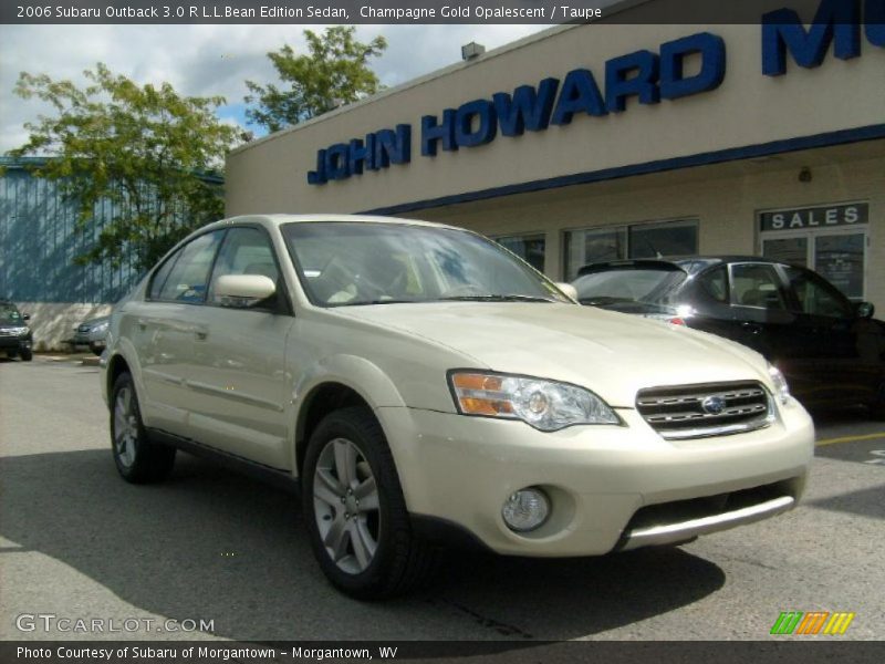 Champagne Gold Opalescent / Taupe 2006 Subaru Outback 3.0 R L.L.Bean Edition Sedan