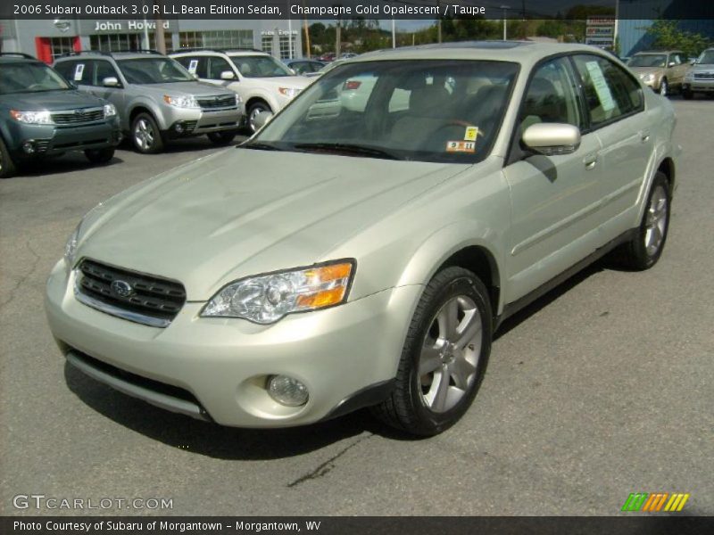 Champagne Gold Opalescent / Taupe 2006 Subaru Outback 3.0 R L.L.Bean Edition Sedan