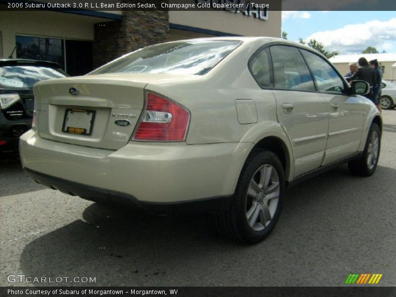 Champagne Gold Opalescent / Taupe 2006 Subaru Outback 3.0 R L.L.Bean Edition Sedan