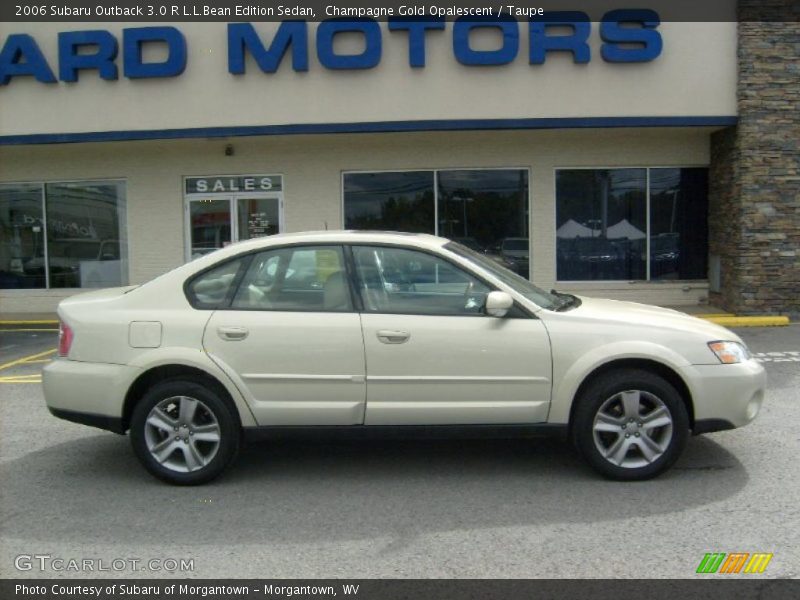 Champagne Gold Opalescent / Taupe 2006 Subaru Outback 3.0 R L.L.Bean Edition Sedan