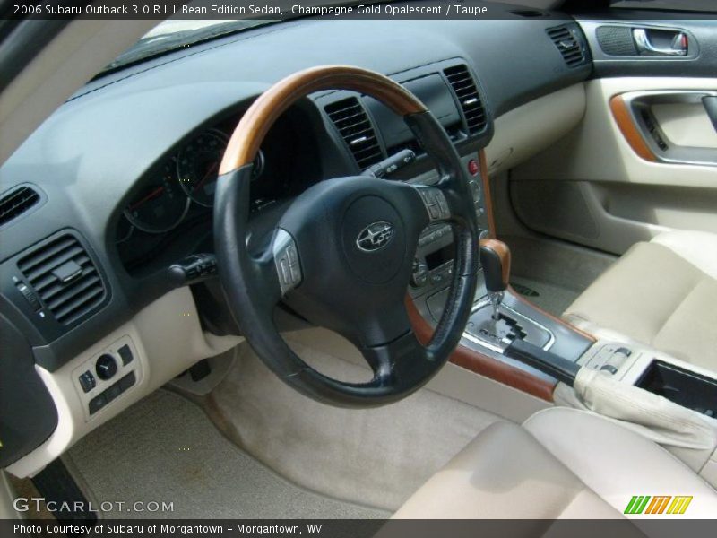 Champagne Gold Opalescent / Taupe 2006 Subaru Outback 3.0 R L.L.Bean Edition Sedan