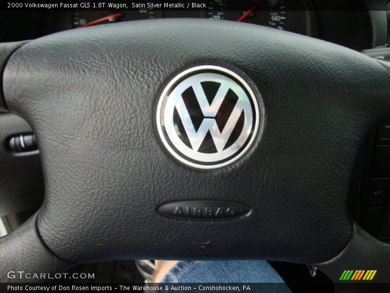 Satin Silver Metallic / Black 2000 Volkswagen Passat GLS 1.8T Wagon