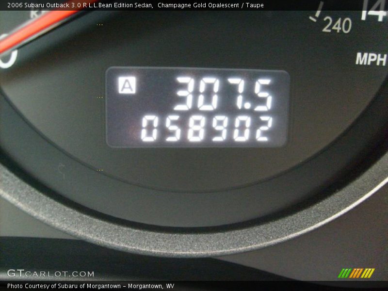 Champagne Gold Opalescent / Taupe 2006 Subaru Outback 3.0 R L.L.Bean Edition Sedan