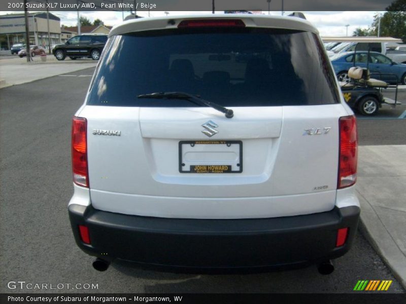 Pearl White / Beige 2007 Suzuki XL7 Luxury AWD