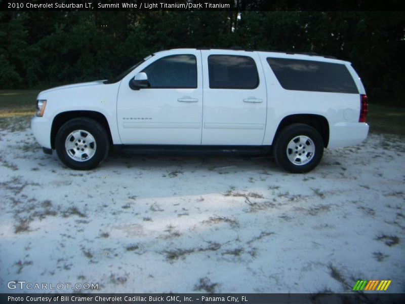Summit White / Light Titanium/Dark Titanium 2010 Chevrolet Suburban LT