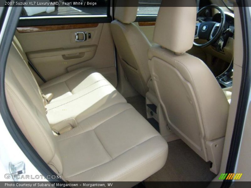 Pearl White / Beige 2007 Suzuki XL7 Luxury AWD