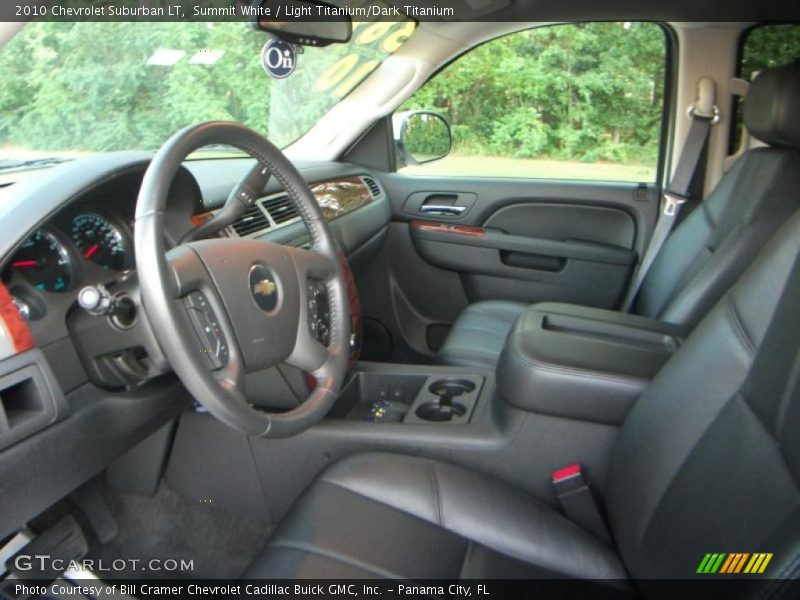 Summit White / Light Titanium/Dark Titanium 2010 Chevrolet Suburban LT