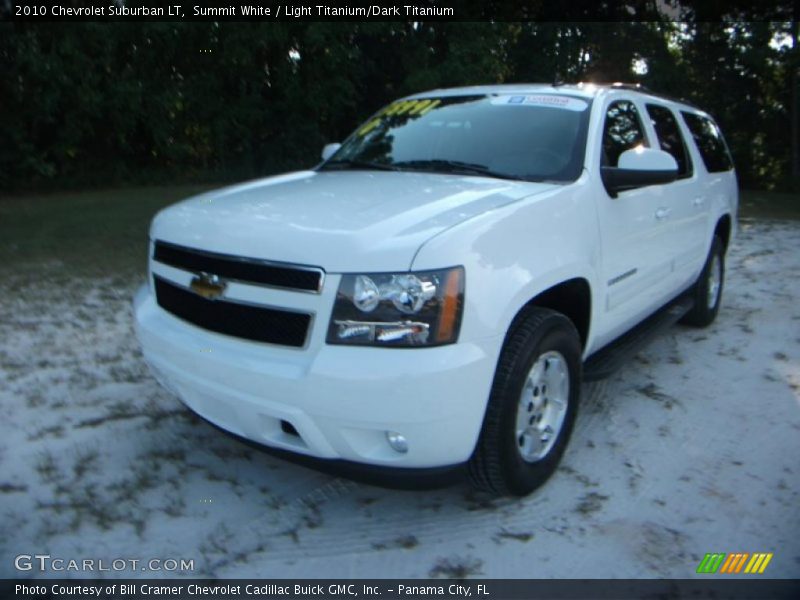 Summit White / Light Titanium/Dark Titanium 2010 Chevrolet Suburban LT