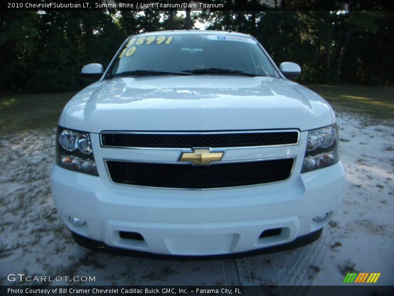 Summit White / Light Titanium/Dark Titanium 2010 Chevrolet Suburban LT