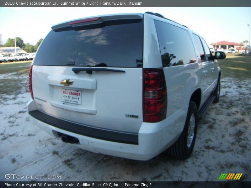 Summit White / Light Titanium/Dark Titanium 2010 Chevrolet Suburban LT