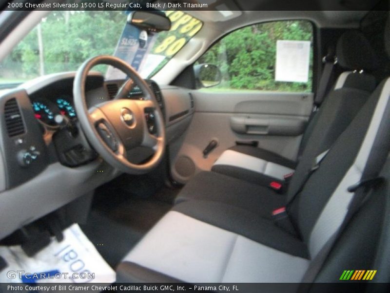 Black / Dark Titanium 2008 Chevrolet Silverado 1500 LS Regular Cab