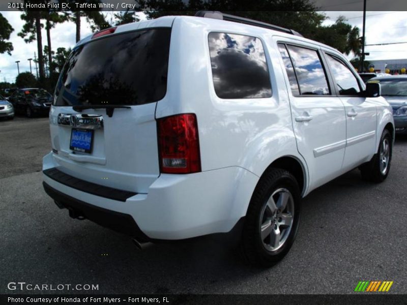 Taffeta White / Gray 2011 Honda Pilot EX