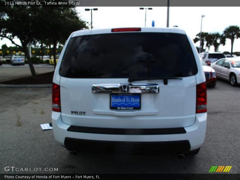 Taffeta White / Gray 2011 Honda Pilot EX