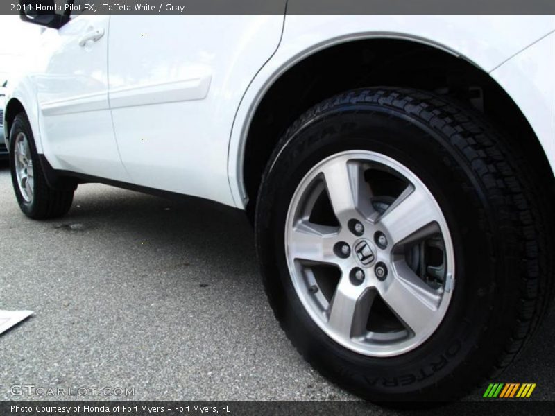 Taffeta White / Gray 2011 Honda Pilot EX