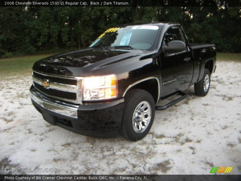 Black / Dark Titanium 2008 Chevrolet Silverado 1500 LS Regular Cab