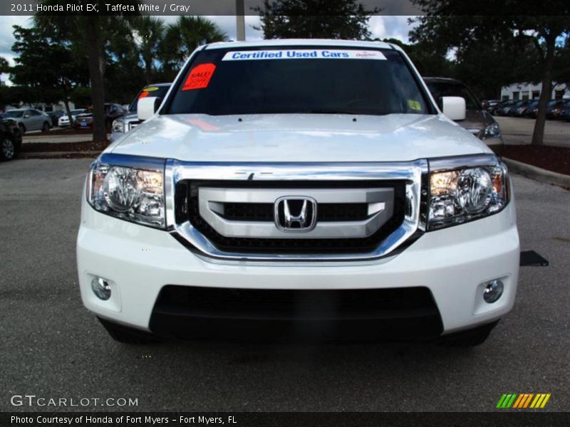 Taffeta White / Gray 2011 Honda Pilot EX