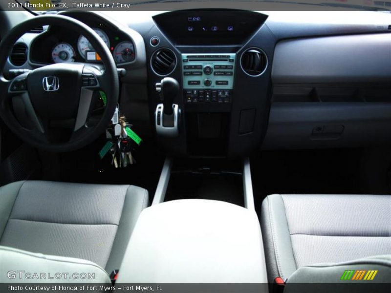 Taffeta White / Gray 2011 Honda Pilot EX