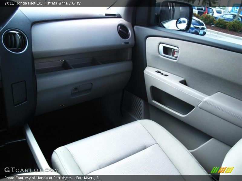 Taffeta White / Gray 2011 Honda Pilot EX