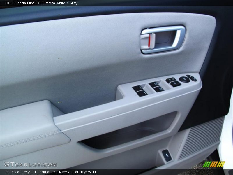 Taffeta White / Gray 2011 Honda Pilot EX